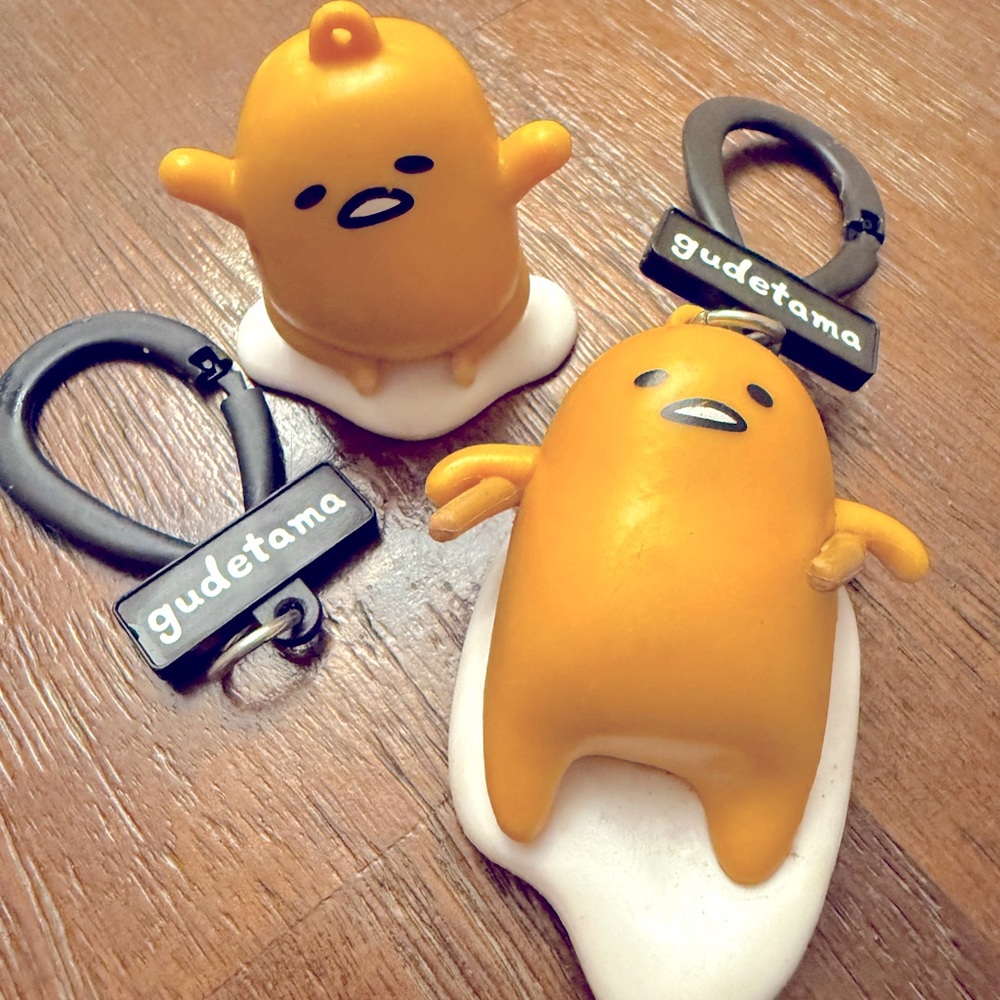 Gudetama keychains 2 for 10